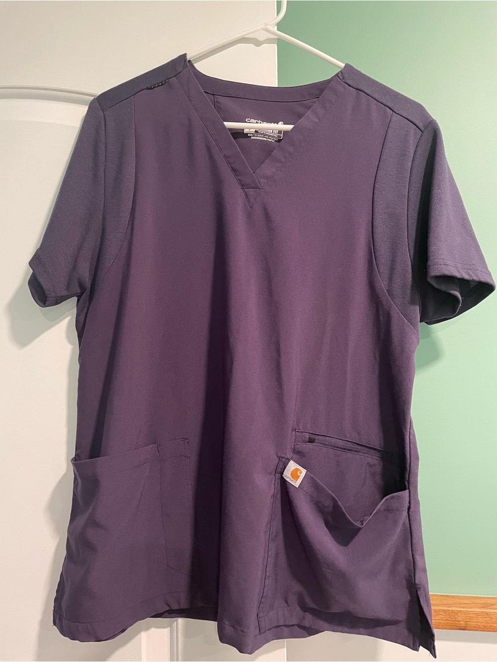 Carhartt purple scrub set